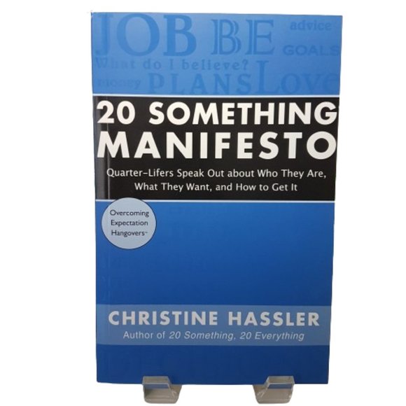 Book 20 Something Manifesto by Christine Hassler Sociology Psychology Education - Picture 1 of 6